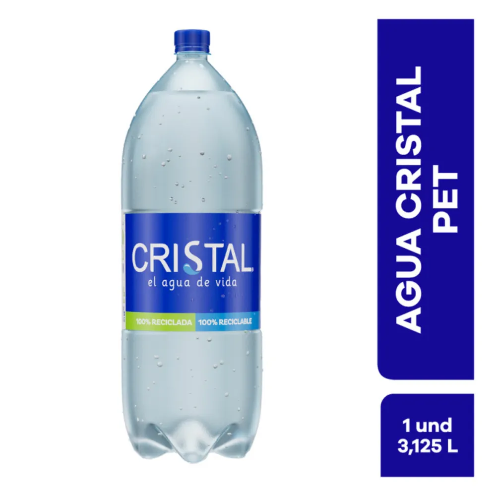 Agua Cristal Familiar 3,125 Lt